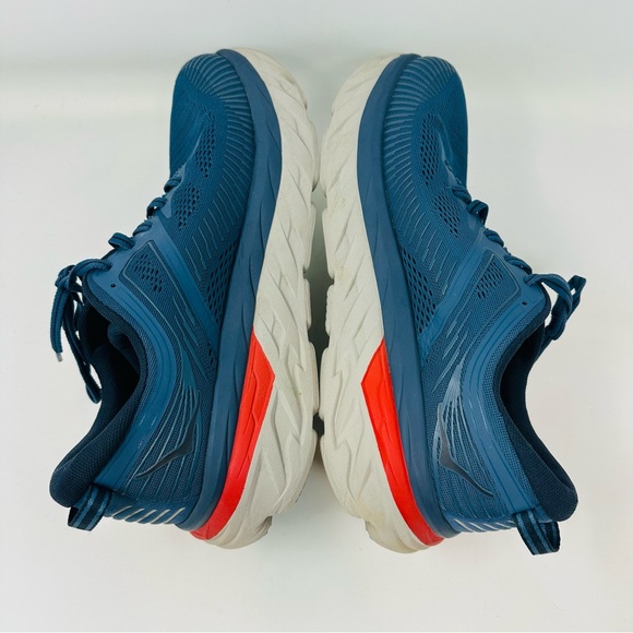 Hoka One One Bondi 7 Men’s Sneakers Size 11.5 WIDE Dark Blue Grey - Picture 6 of 12